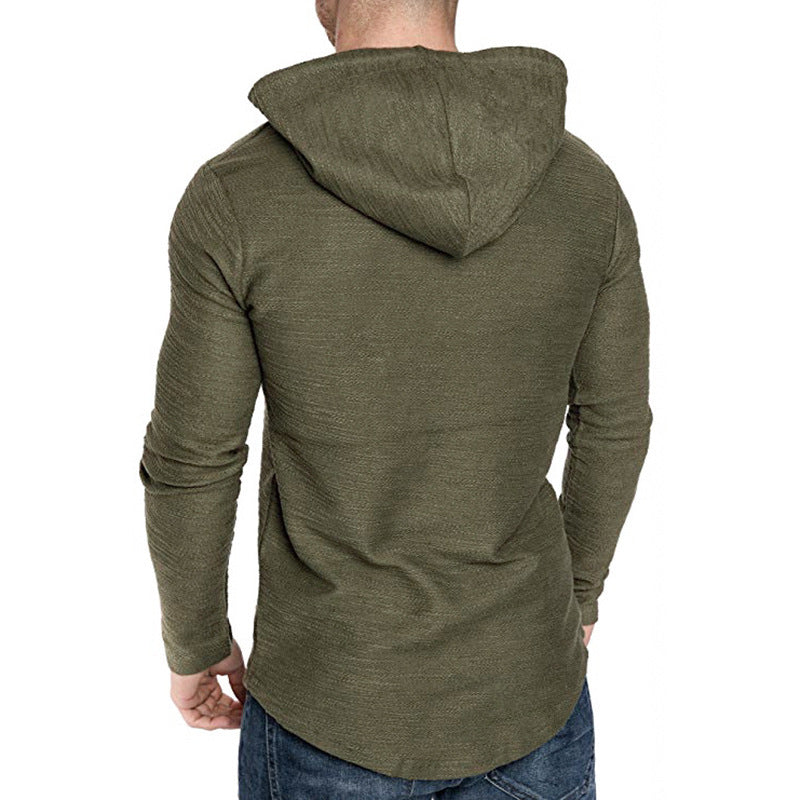 Felpa con Cappuccio da Uomo – Slim Fit, Morbida e Traspirante