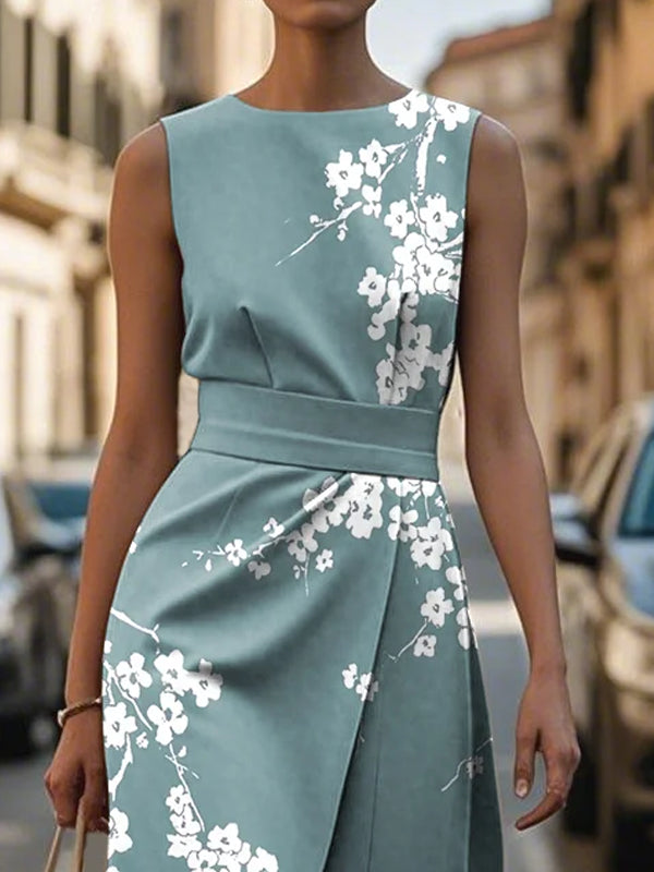 Abito Elegante con Stampa Floreale – Raffinatezza Naturale per Ogni Occasione