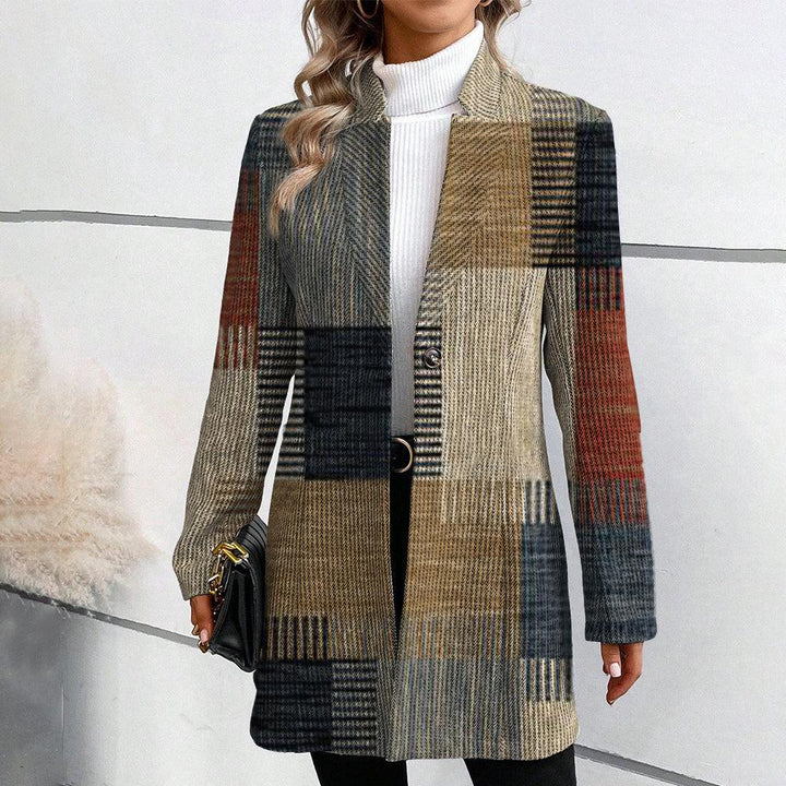 Maelis – Cappotto Multicolore a Stampa Speciale