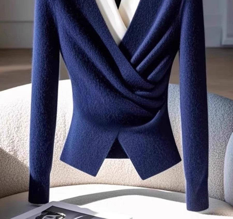 Veyra | Maglia incrociata con scollo a V