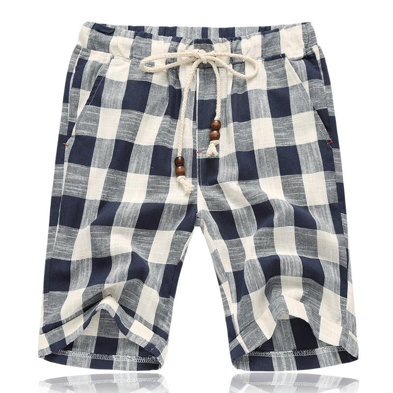 Pantaloncini da Uomo a Righe con Vita Elasticizzata – Taglio Dritto Stile Casual Estivo