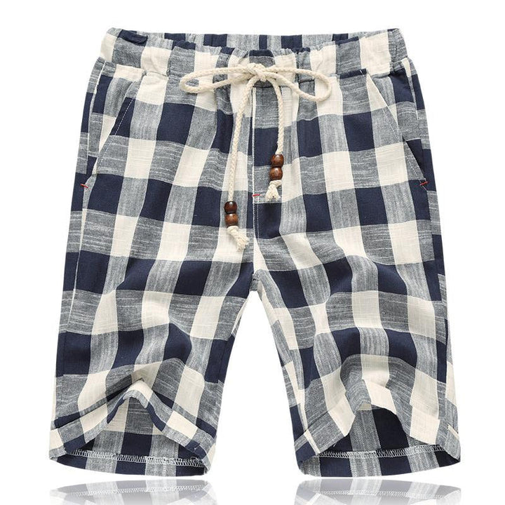 Pantaloncini da Uomo a Righe con Vita Elasticizzata – Taglio Dritto Stile Casual Estivo