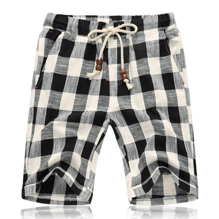 Pantaloncini da Uomo a Righe con Vita Elasticizzata – Taglio Dritto Stile Casual Estivo
