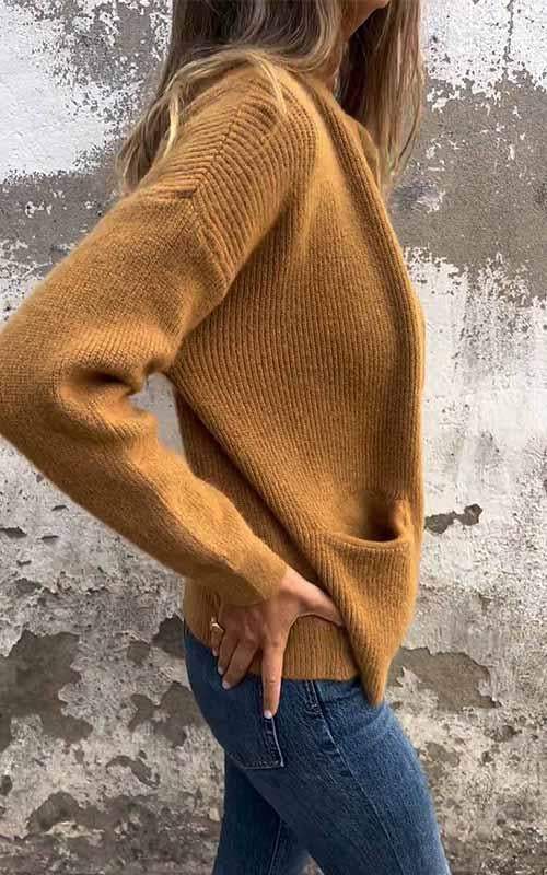 VIANELLA | Cardigan in Maglia Morbido con Zip