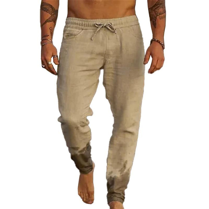 Pantaloni da Uomo Estivi con Coulisse – Stile Casual a Tinta Unita