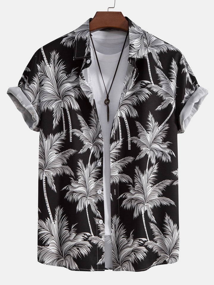 Completo Estivo con Camicia a Palma e Pantaloncini Sportivi