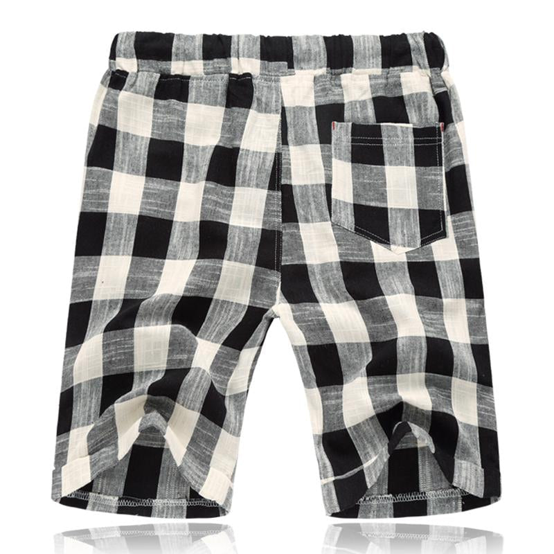 Pantaloncini da Uomo a Righe con Vita Elasticizzata – Taglio Dritto Stile Casual Estivo