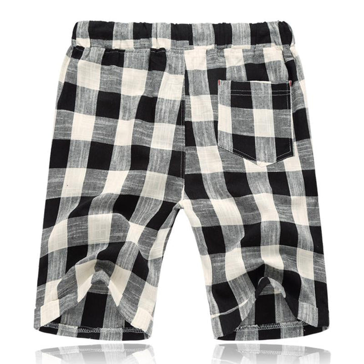 Pantaloncini da Uomo a Righe con Vita Elasticizzata – Taglio Dritto Stile Casual Estivo