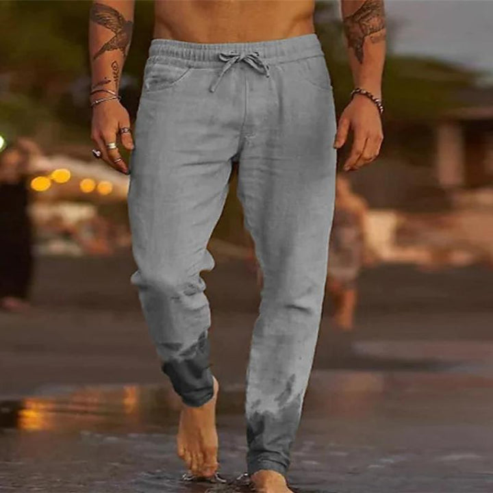 Pantaloni da Uomo Estivi con Coulisse – Stile Casual a Tinta Unita