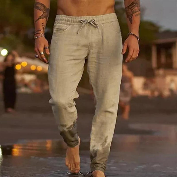 Pantaloni da Uomo Estivi con Coulisse – Stile Casual a Tinta Unita