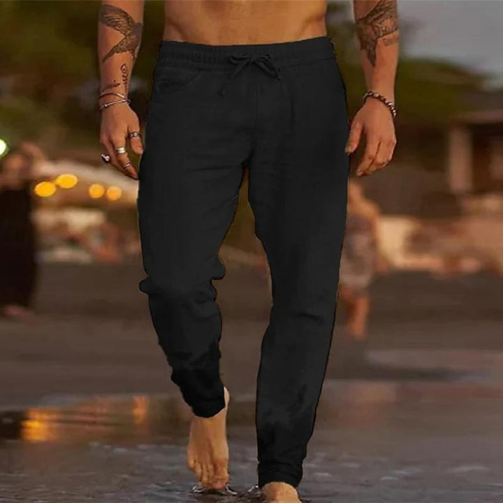 Pantaloni da Uomo Estivi con Coulisse – Stile Casual a Tinta Unita