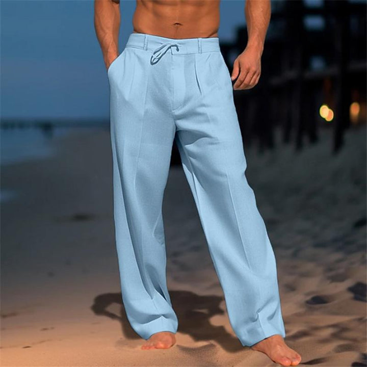 Pantaloni da Spiaggia da Uomo a Tinta Unita – Perfetti per le Vacanze