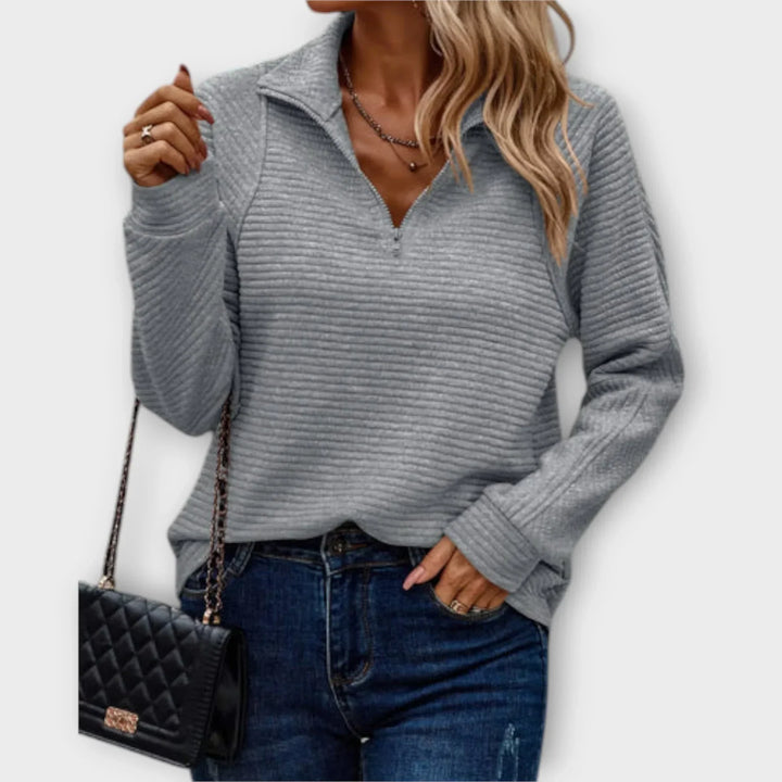 Serenya | Maglione Eleganza con Mezza Zip