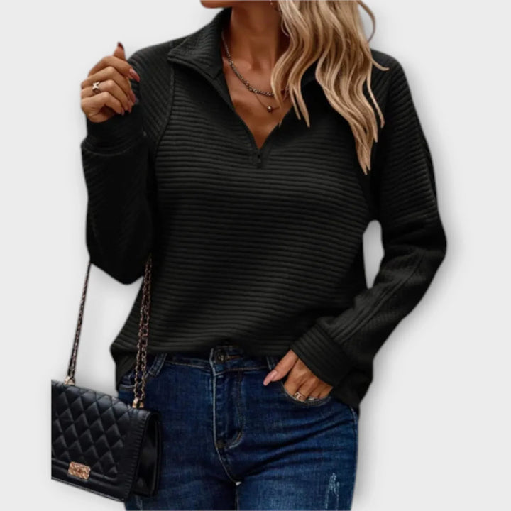 Serenya | Maglione Eleganza con Mezza Zip