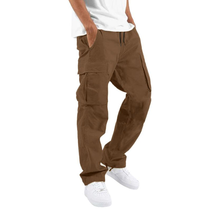 Pantaloni Cargo da Uomo con Coulisse e Tasche Multiple – Stile Casual e Funzionale
