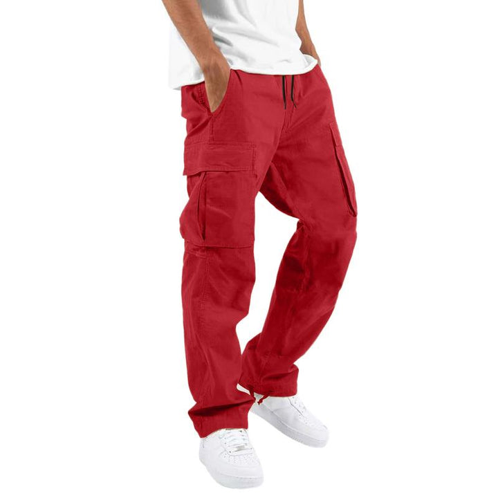 Pantaloni Cargo da Uomo con Coulisse e Tasche Multiple – Stile Casual e Funzionale