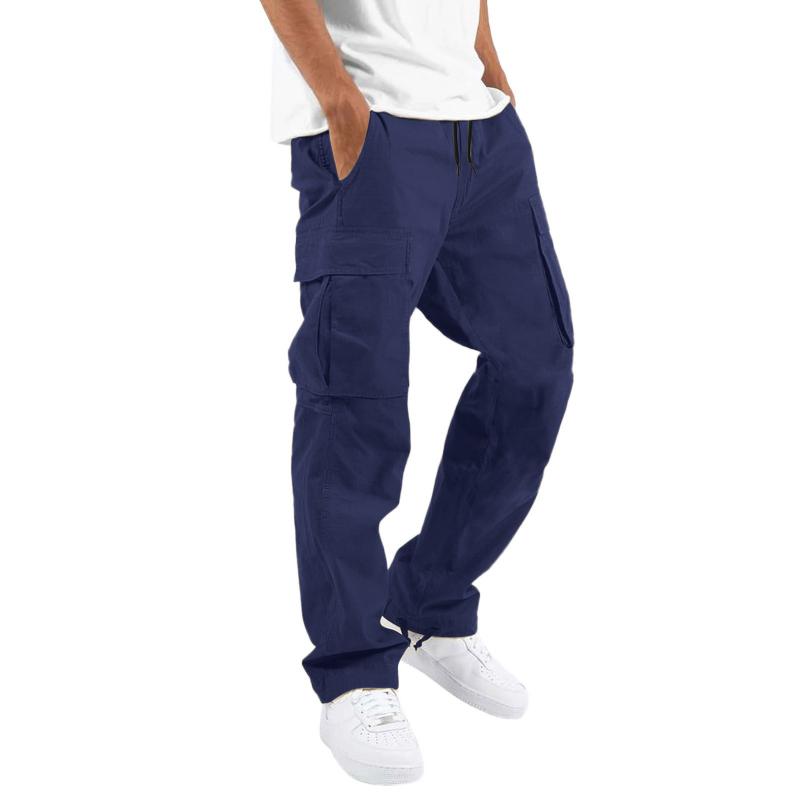 Pantaloni Cargo da Uomo con Coulisse e Tasche Multiple – Stile Casual e Funzionale