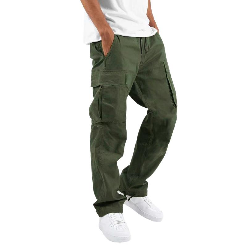 Pantaloni Cargo da Uomo con Coulisse e Tasche Multiple – Stile Casual e Funzionale