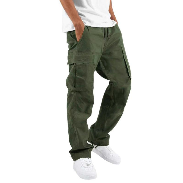 Pantaloni Cargo da Uomo con Coulisse e Tasche Multiple – Stile Casual e Funzionale