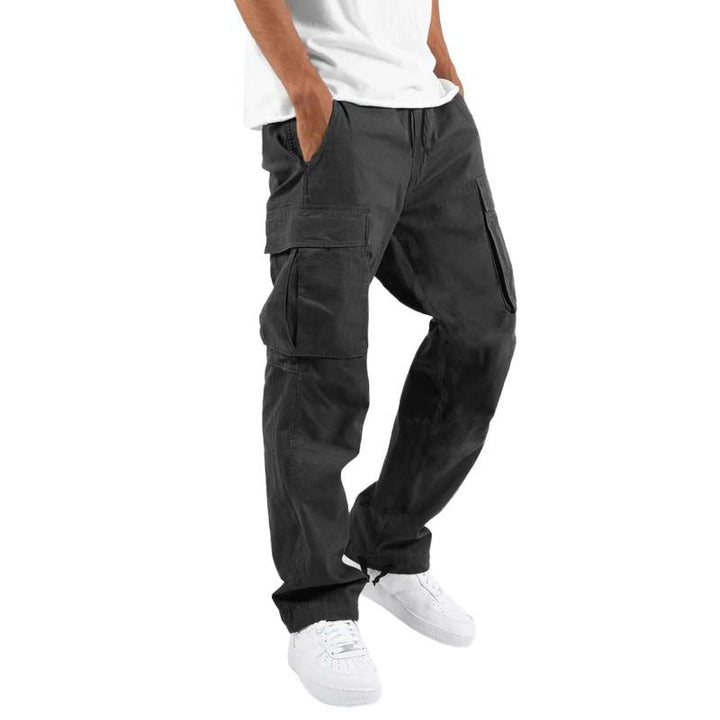 Pantaloni Cargo da Uomo con Coulisse e Tasche Multiple – Stile Casual e Funzionale