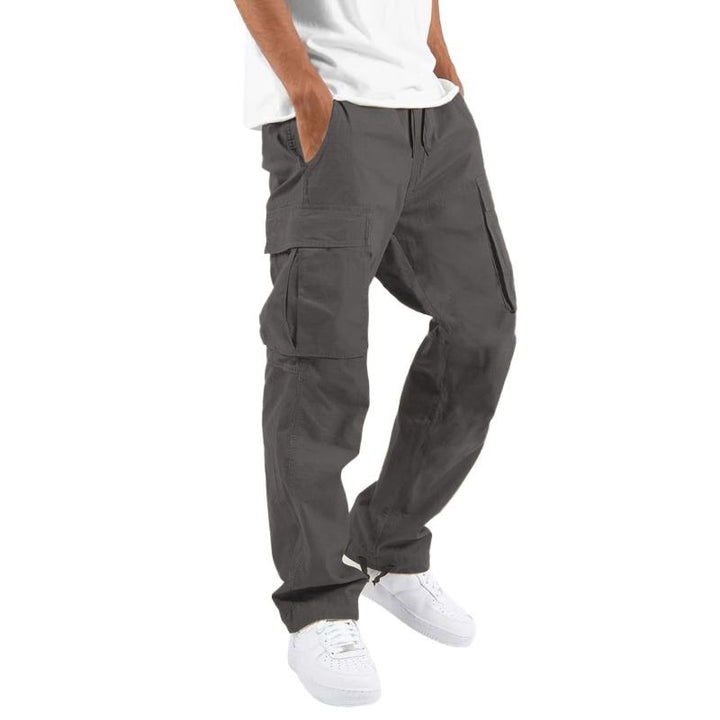Pantaloni Cargo da Uomo con Coulisse e Tasche Multiple – Stile Casual e Funzionale