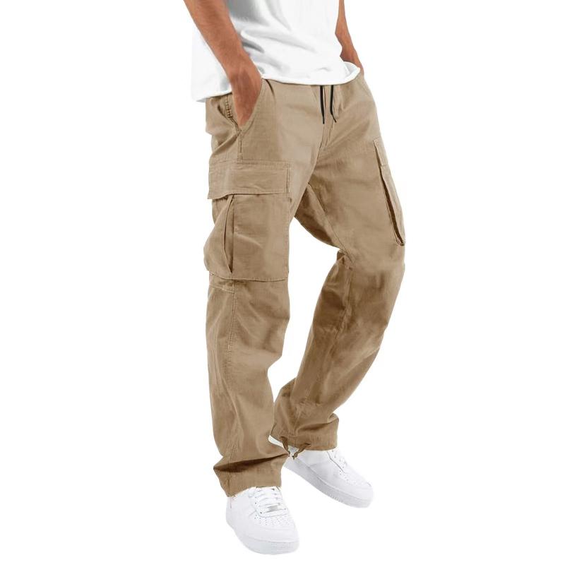 Pantaloni Cargo da Uomo con Coulisse e Tasche Multiple – Stile Casual e Funzionale