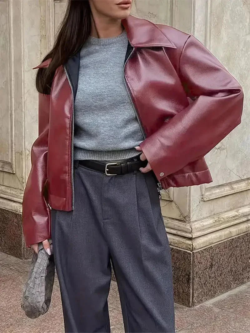 Vivienne | Giacca Retro in Ecopelle