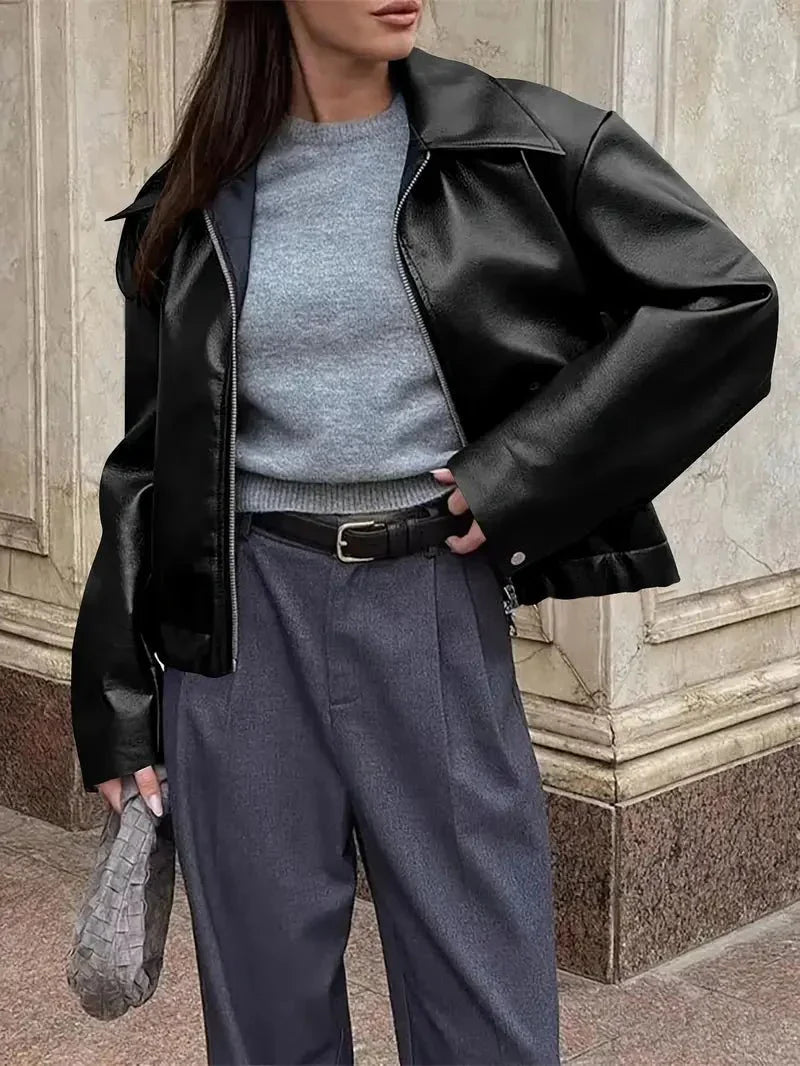 Vivienne | Giacca Retro in Ecopelle