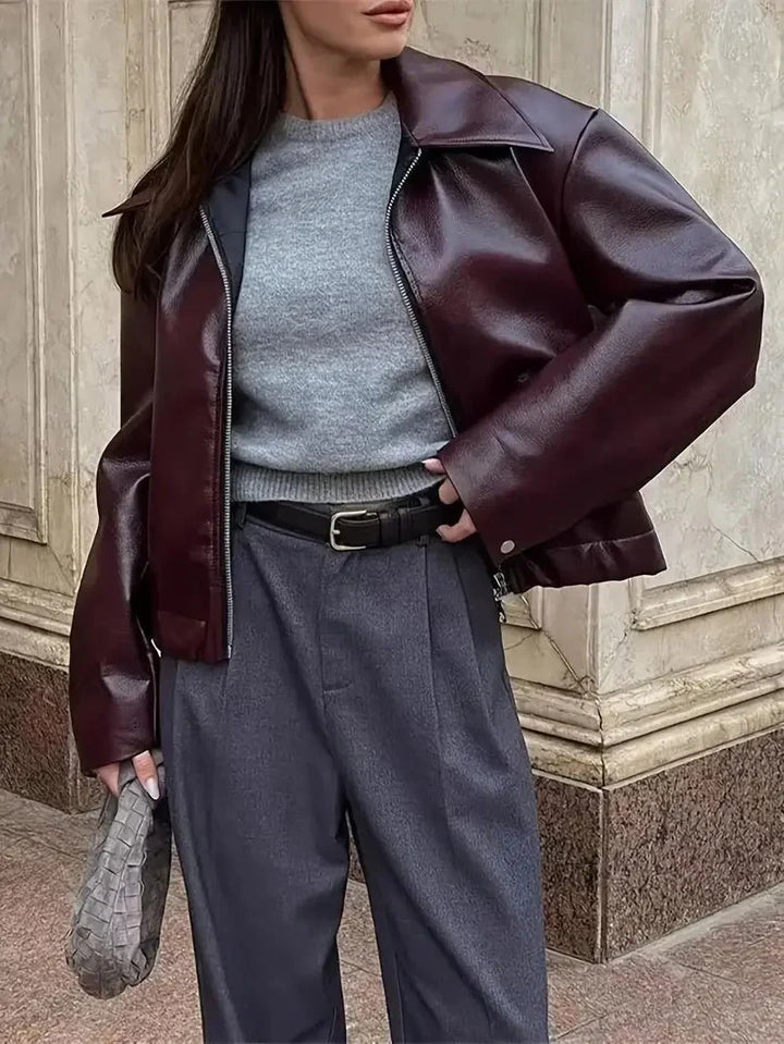 Vivienne | Giacca Retro in Ecopelle