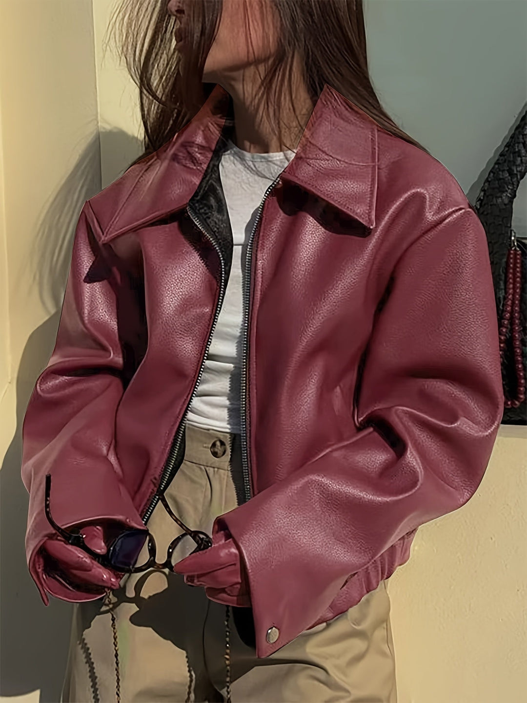 Vivienne | Giacca Retro in Ecopelle