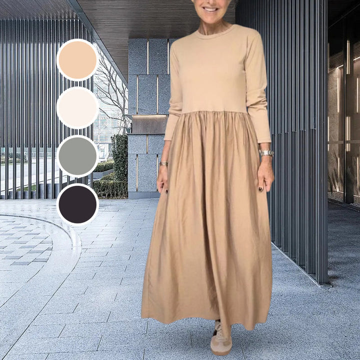 Liliana | Abito Midi in Maglia a Maniche Lunghe