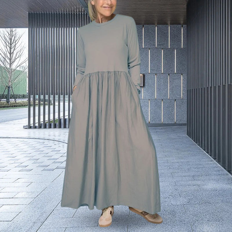 Liliana | Abito Midi in Maglia a Maniche Lunghe