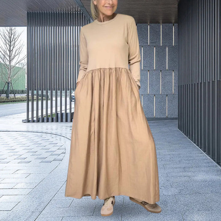 Liliana | Abito Midi in Maglia a Maniche Lunghe