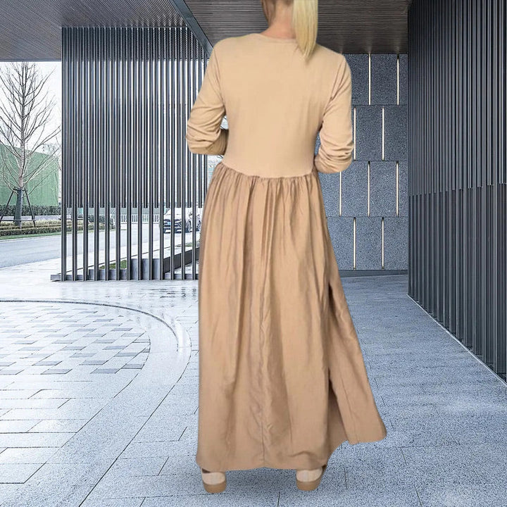 Liliana | Abito Midi in Maglia a Maniche Lunghe