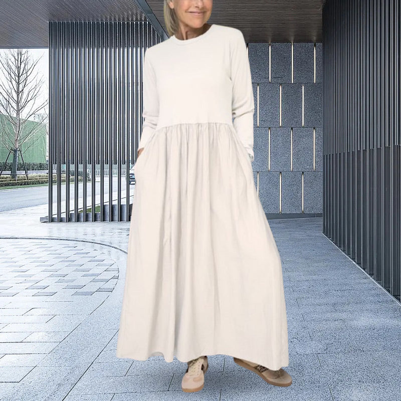 Liliana | Abito Midi in Maglia a Maniche Lunghe