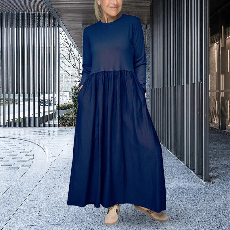 Liliana | Abito Midi in Maglia a Maniche Lunghe