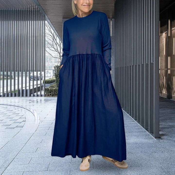 Liliana | Abito Midi in Maglia a Maniche Lunghe
