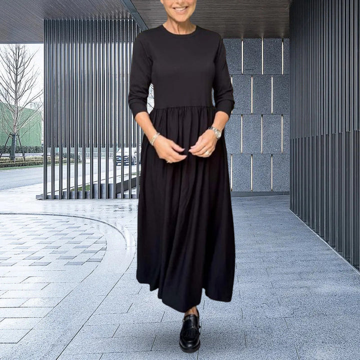 Liliana | Abito Midi in Maglia a Maniche Lunghe