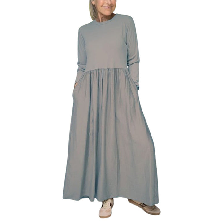 Liliana | Abito Midi in Maglia a Maniche Lunghe