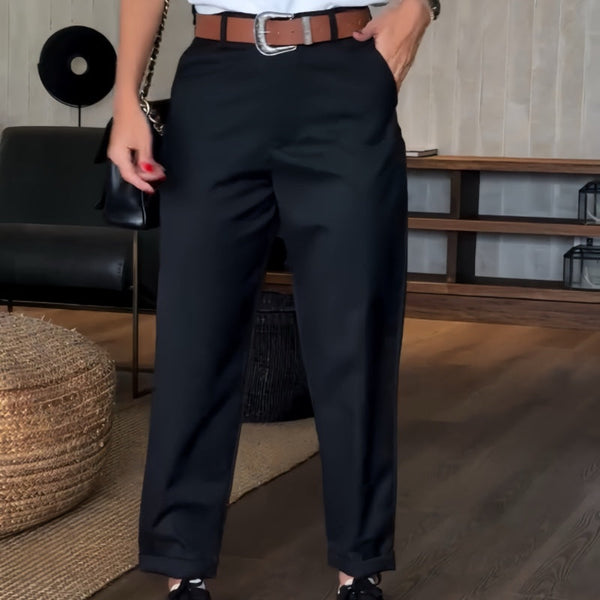 Caterina | Pantaloni a Righe Eleganti
