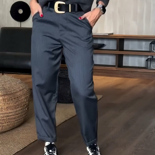 Caterina | Pantaloni a Righe Eleganti