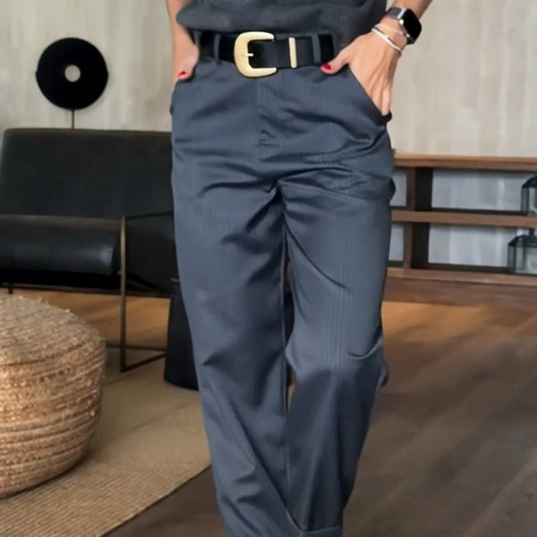 Caterina | Pantaloni a Righe Eleganti