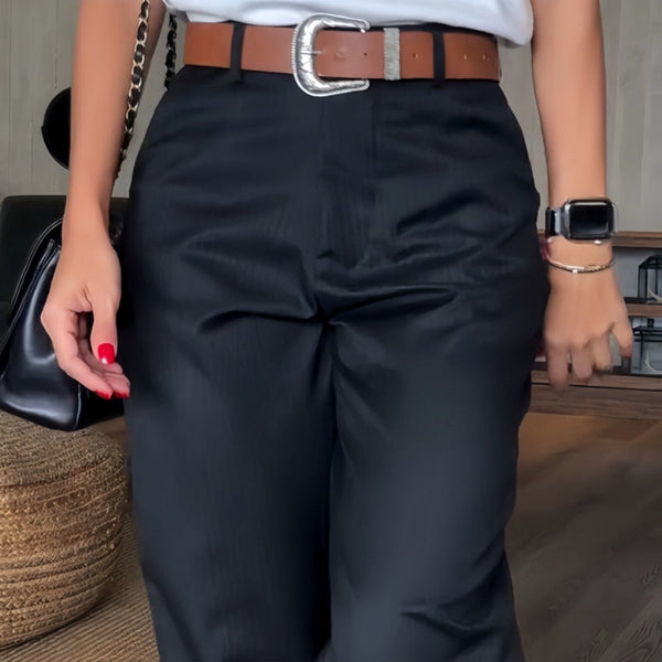 Caterina | Pantaloni a Righe Eleganti