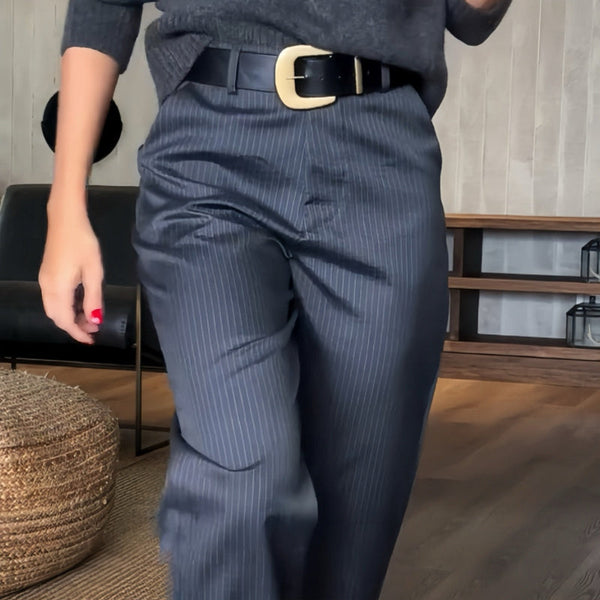 Caterina | Pantaloni a Righe Eleganti