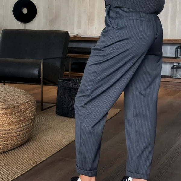Caterina | Pantaloni a Righe Eleganti