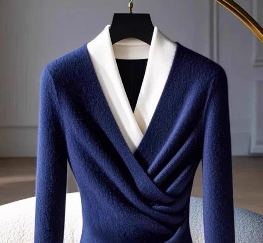 Veyra | Maglia incrociata con scollo a V
