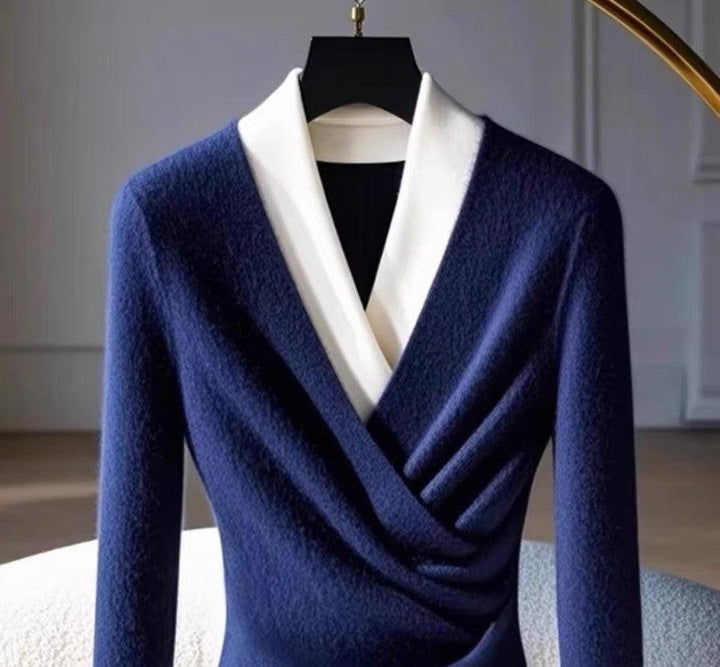 Veyra | Maglia incrociata con scollo a V