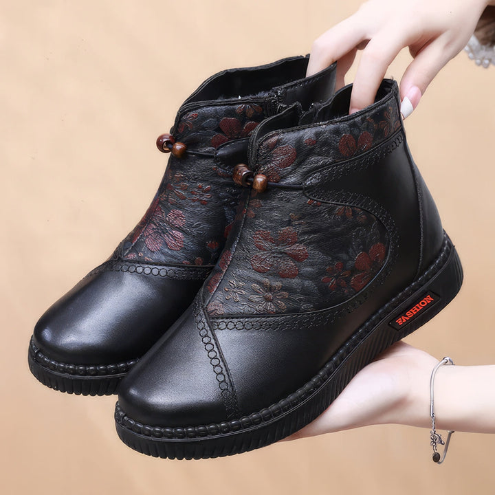 Aurora – Scarpe da donna in pelle e cotone
