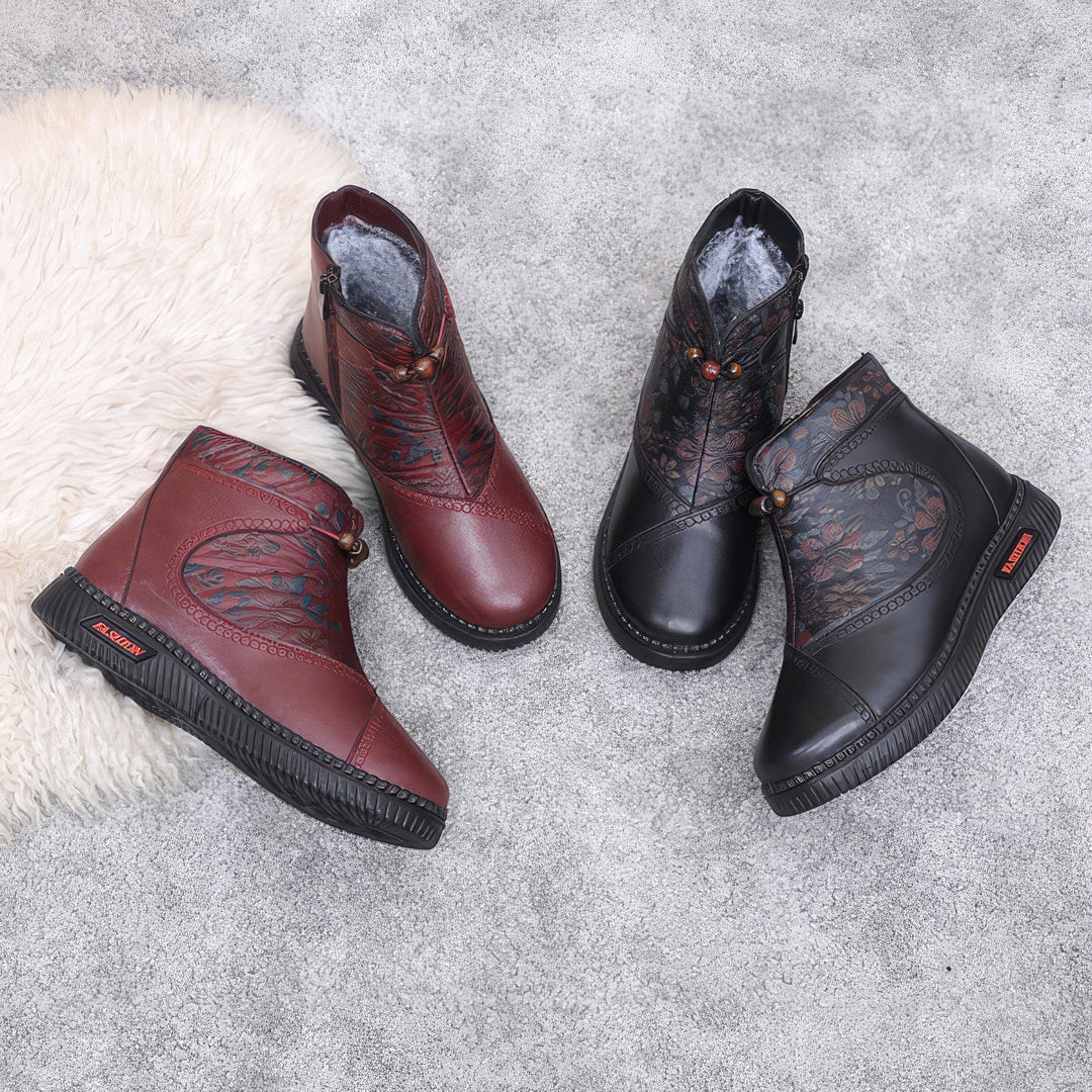 Aurora – Scarpe da donna in pelle e cotone