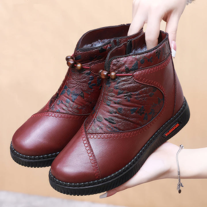 Aurora – Scarpe da donna in pelle e cotone